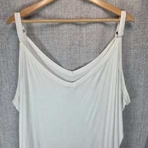 Torrid Cami Tank Top Super Soft White Sleeveless Size 6 6XL Stretch Beach